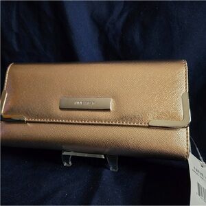 Nine West Metallic Gold Women's Wallet